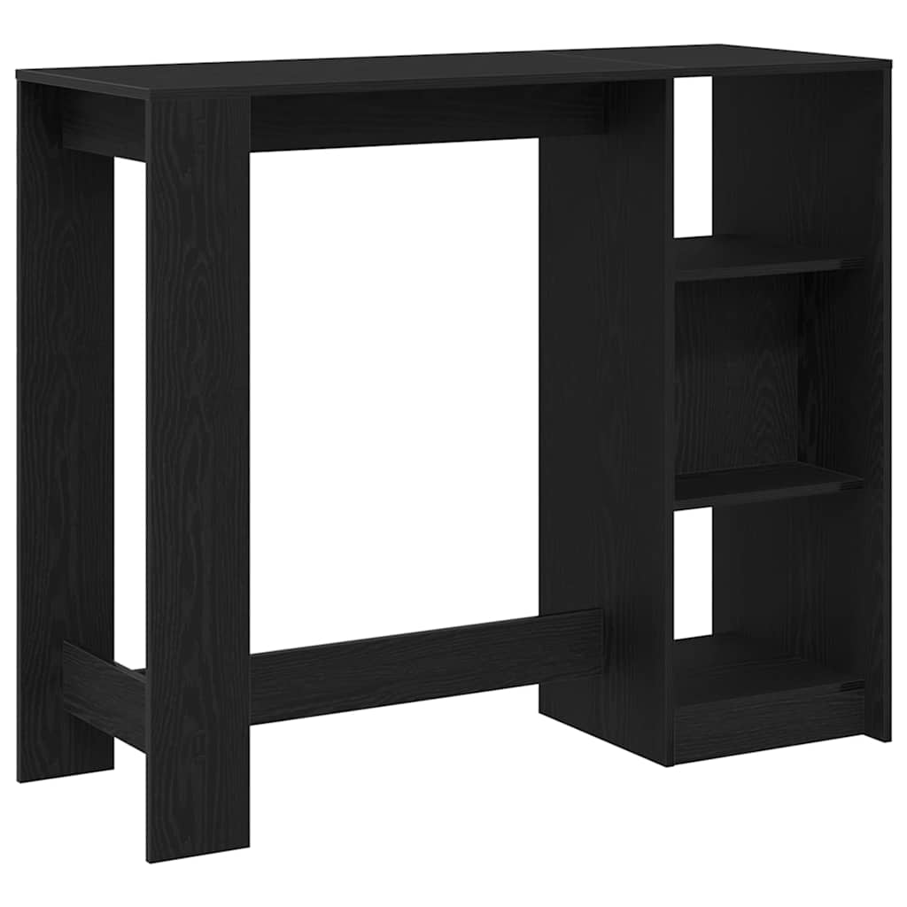 Stol za bar Crni hrast 124 x 46 x 103.5 cm Konstruirano drvo