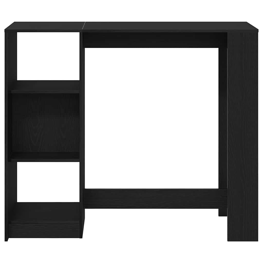 Stol za bar Crni hrast 124 x 46 x 103.5 cm Konstruirano drvo