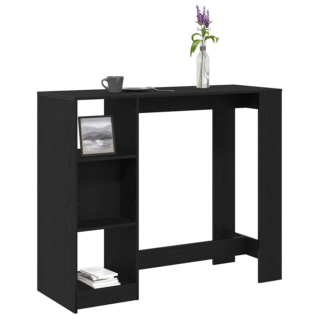 Stol za bar Crni hrast 124 x 46 x 103.5 cm Konstruirano drvo