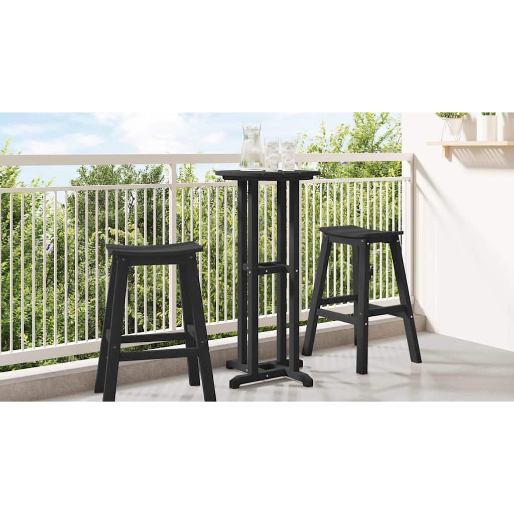 Stol za bar Crna 55 x 55 x 107 cm Polietilen