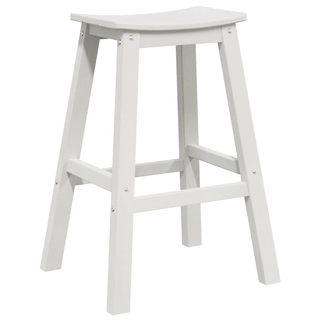 Barska stolica 2 pcs Bijelo 52 x 43 x 73,5 cm HDPE