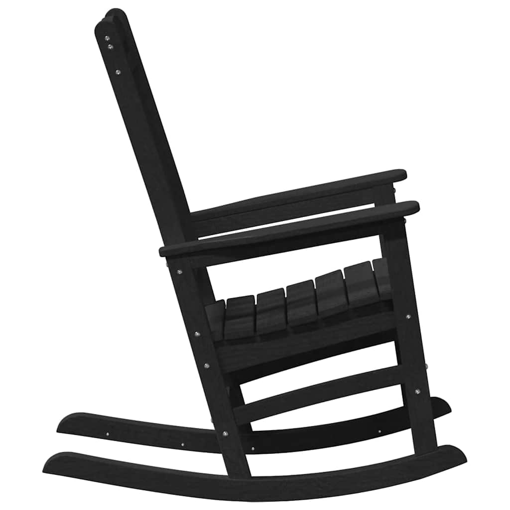Vrtna ljuljačka Crna 92 x 70 x 108cm HDPE