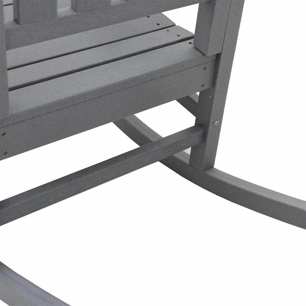 Vrtna ljuljačka Svijetlo siva 92 x 70 x 108cm HDPE