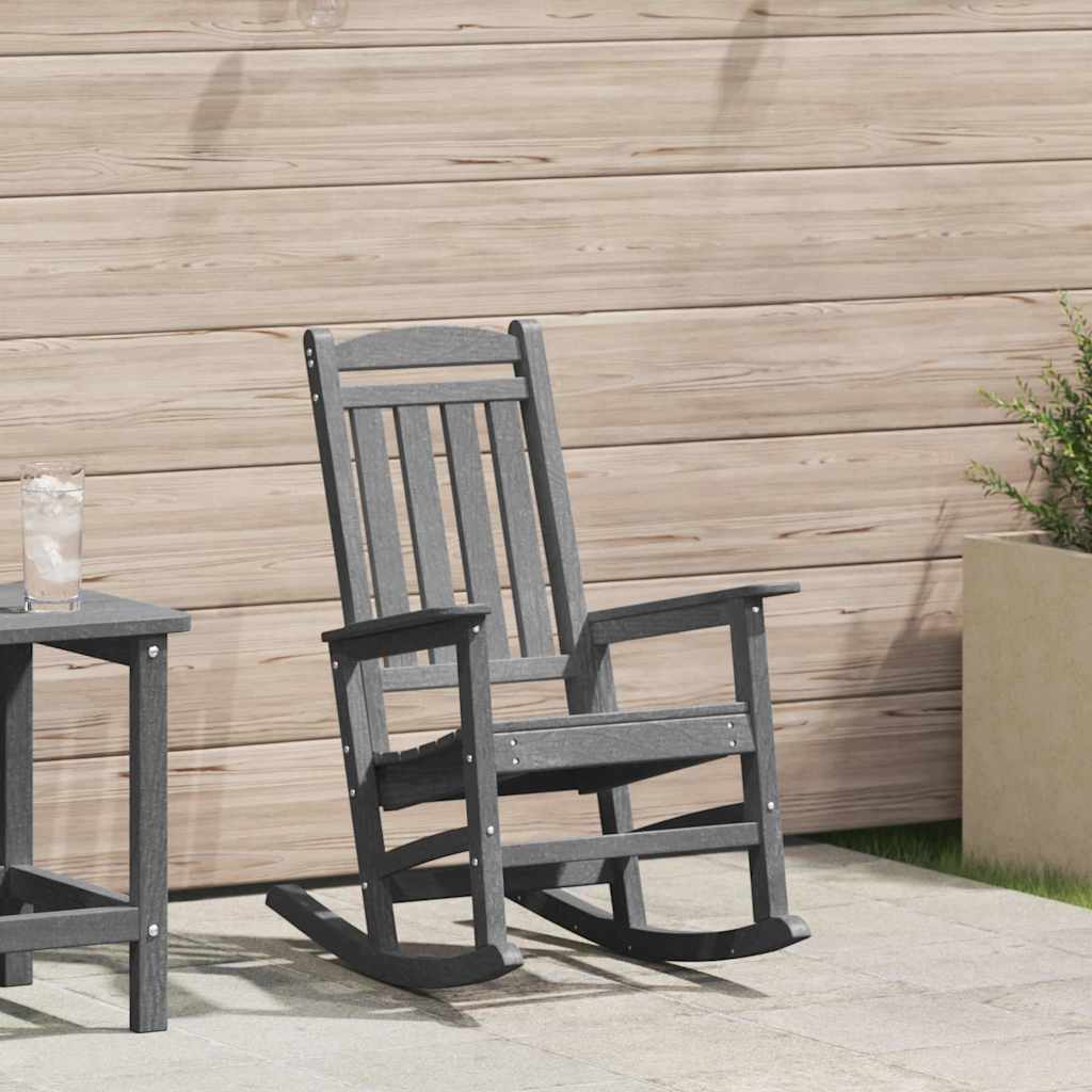 Vrtna ljuljačka Svijetlo siva 92 x 70 x 108cm HDPE