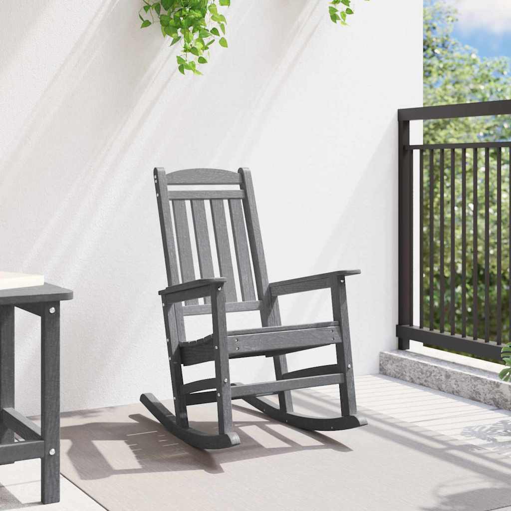Vrtna ljuljačka Svijetlo siva 92 x 70 x 108cm HDPE