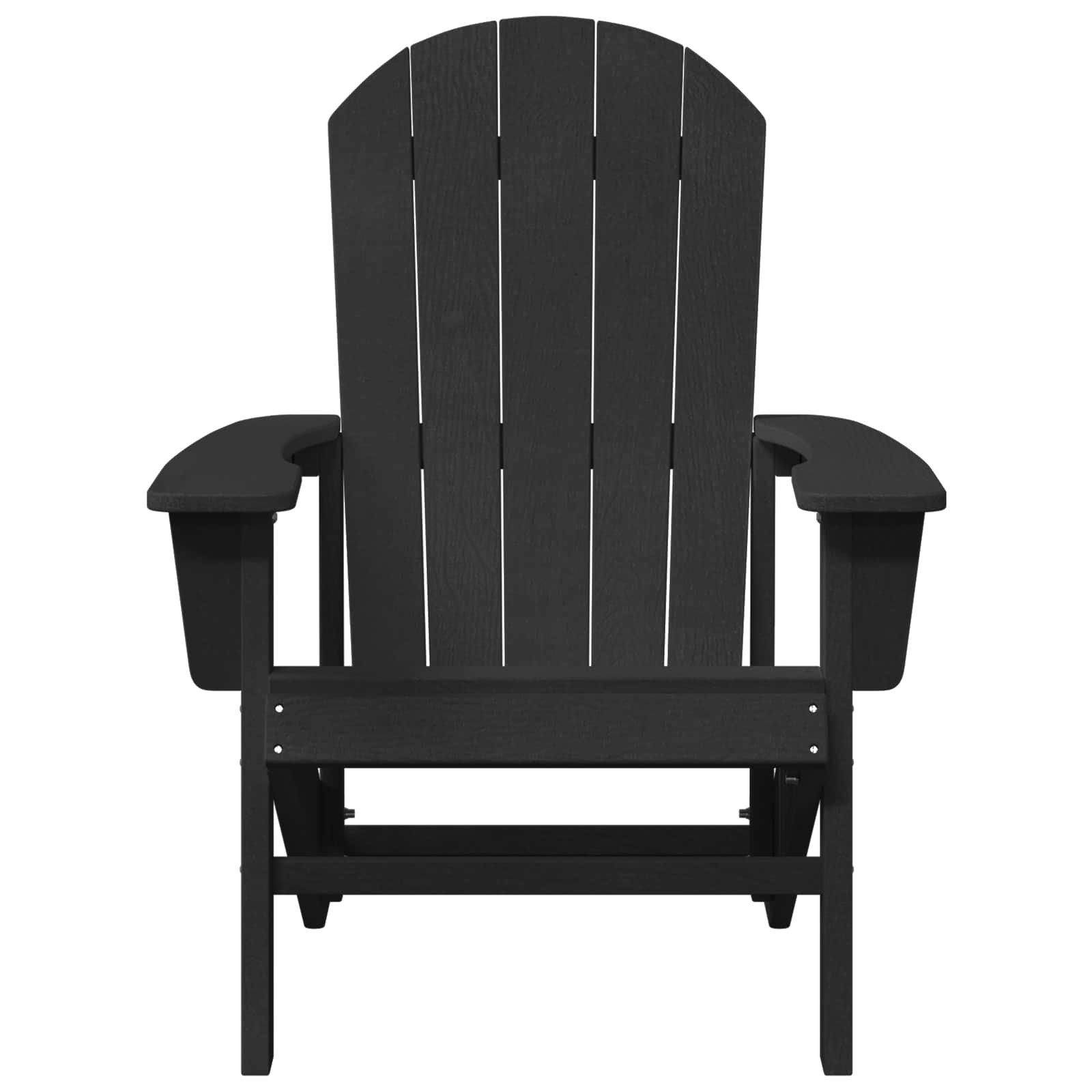 Adirondack stolica Crna 82 x 74 x 92 cm HDPE