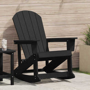 Adirondack ljuljačka Crna 92 x 73,5 x 92 cm HDPE