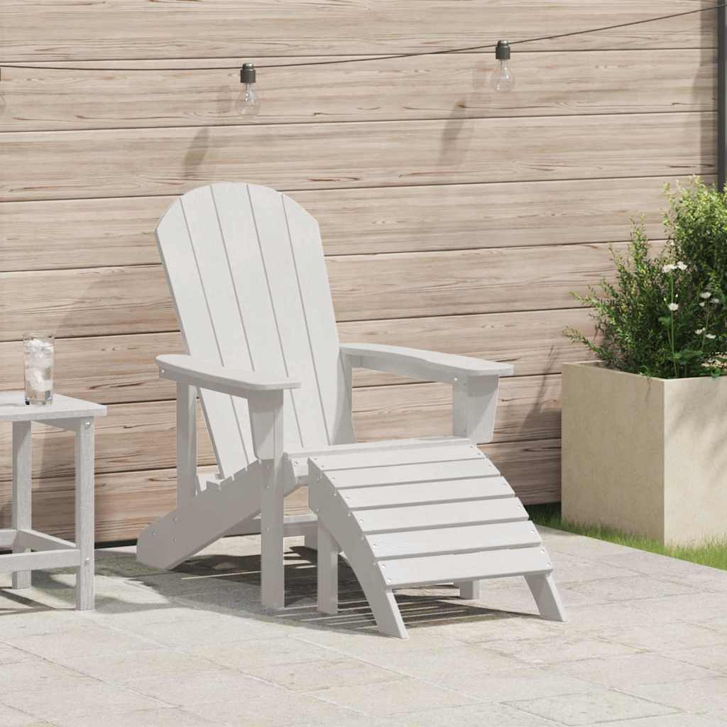 Adirondack stolica Bijelo 82 x 74 x 92 cm HDPE