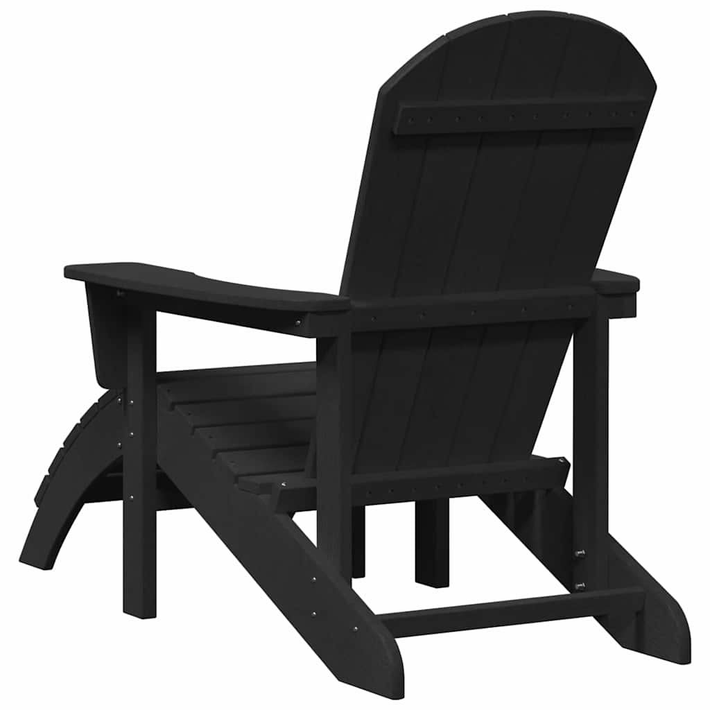 Adirondack stolica Crna 82 x 74 x 92 cm HDPE