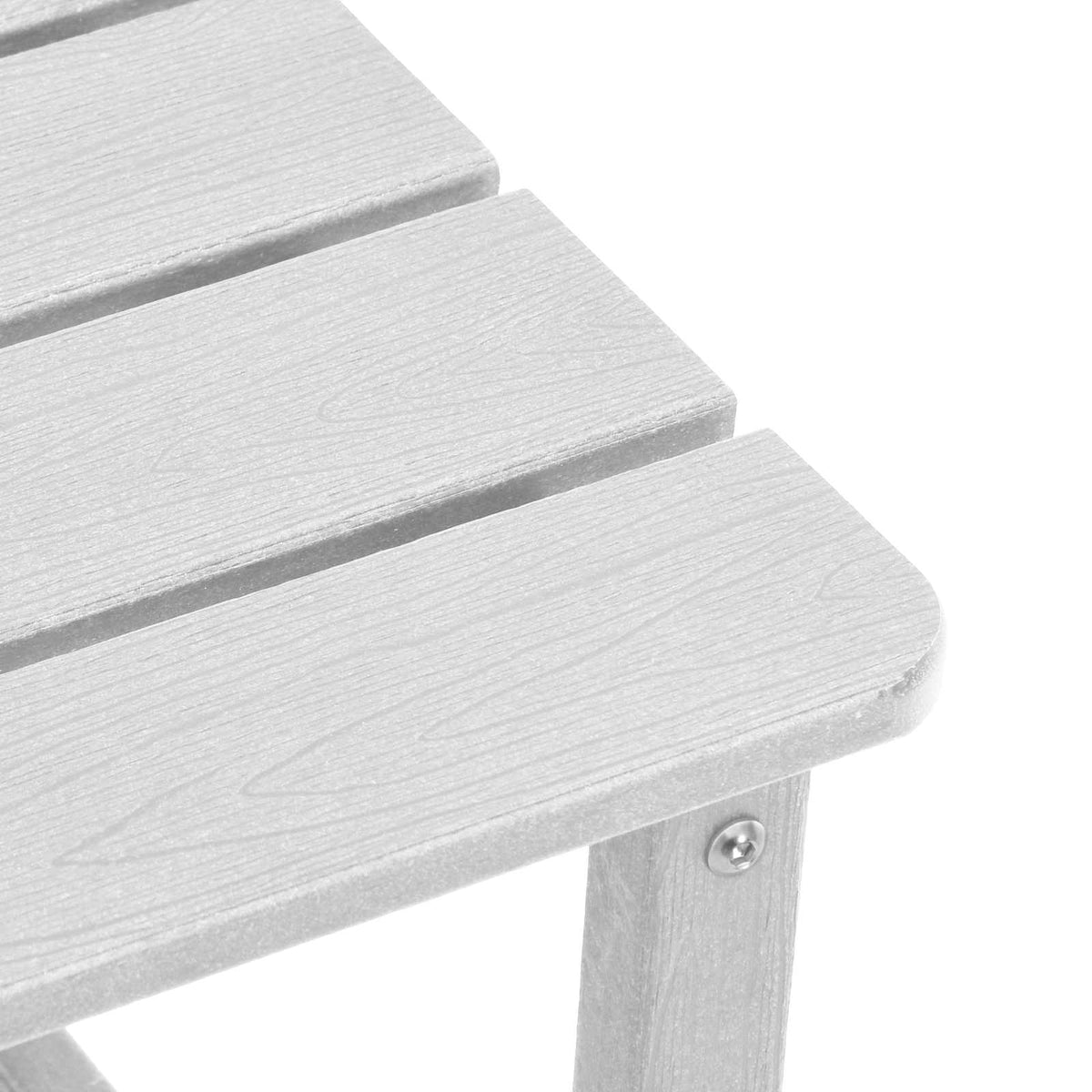 Bocni stol Bijelo 38 x 38 x 46 cm Polietilen