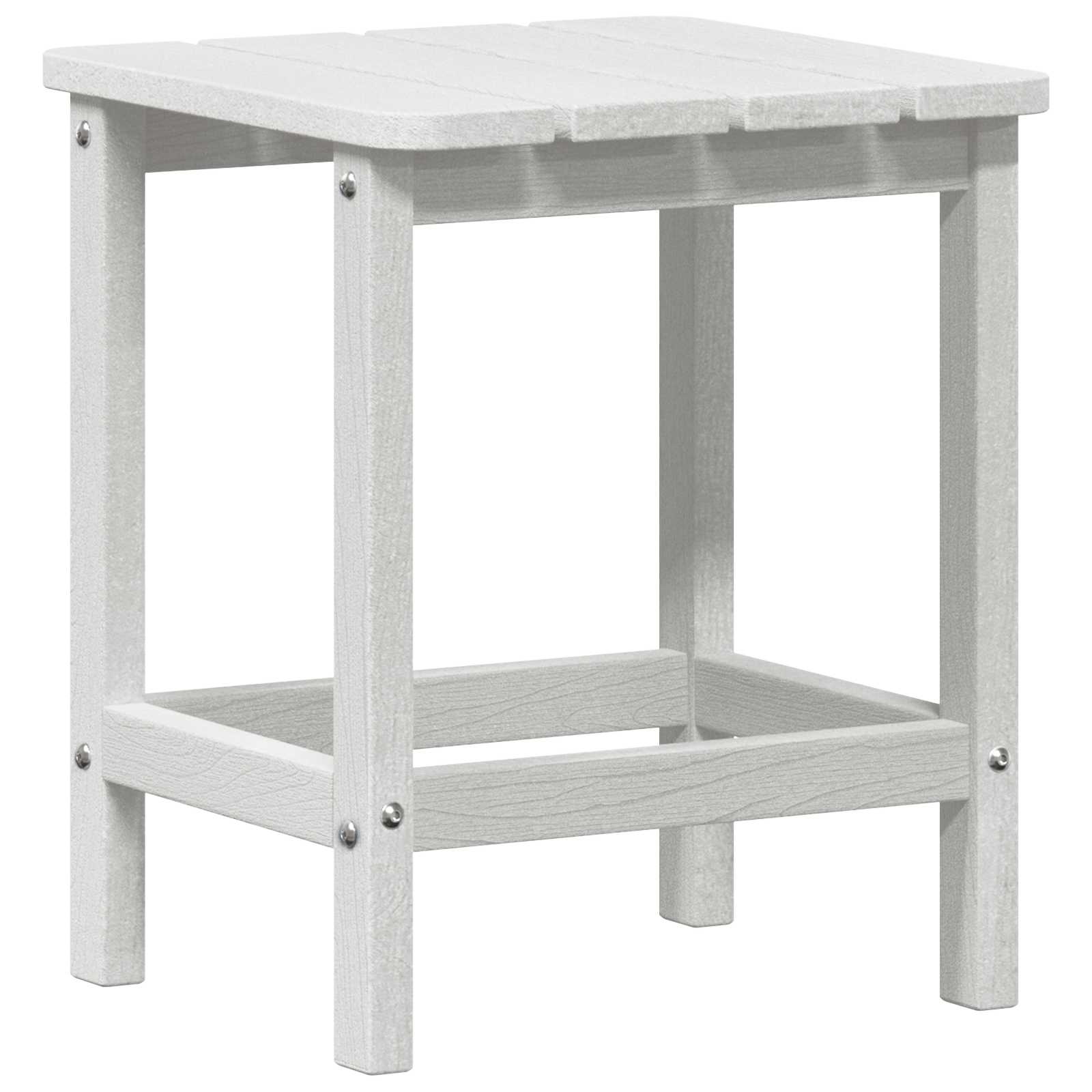 Bocni stol Bijelo 38 x 38 x 46 cm Polietilen