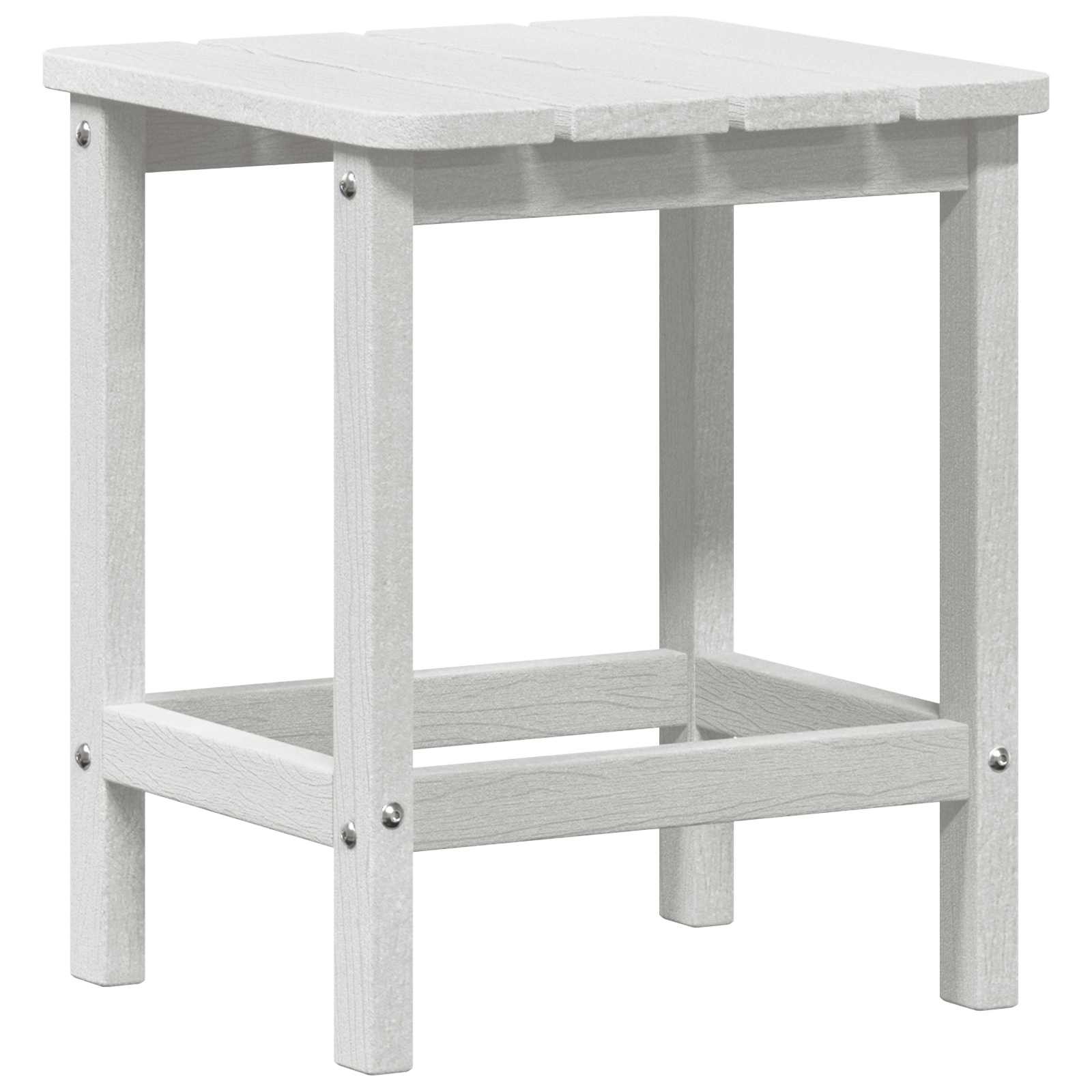 Bocni stol Bijelo 38 x 38 x 46 cm Polietilen