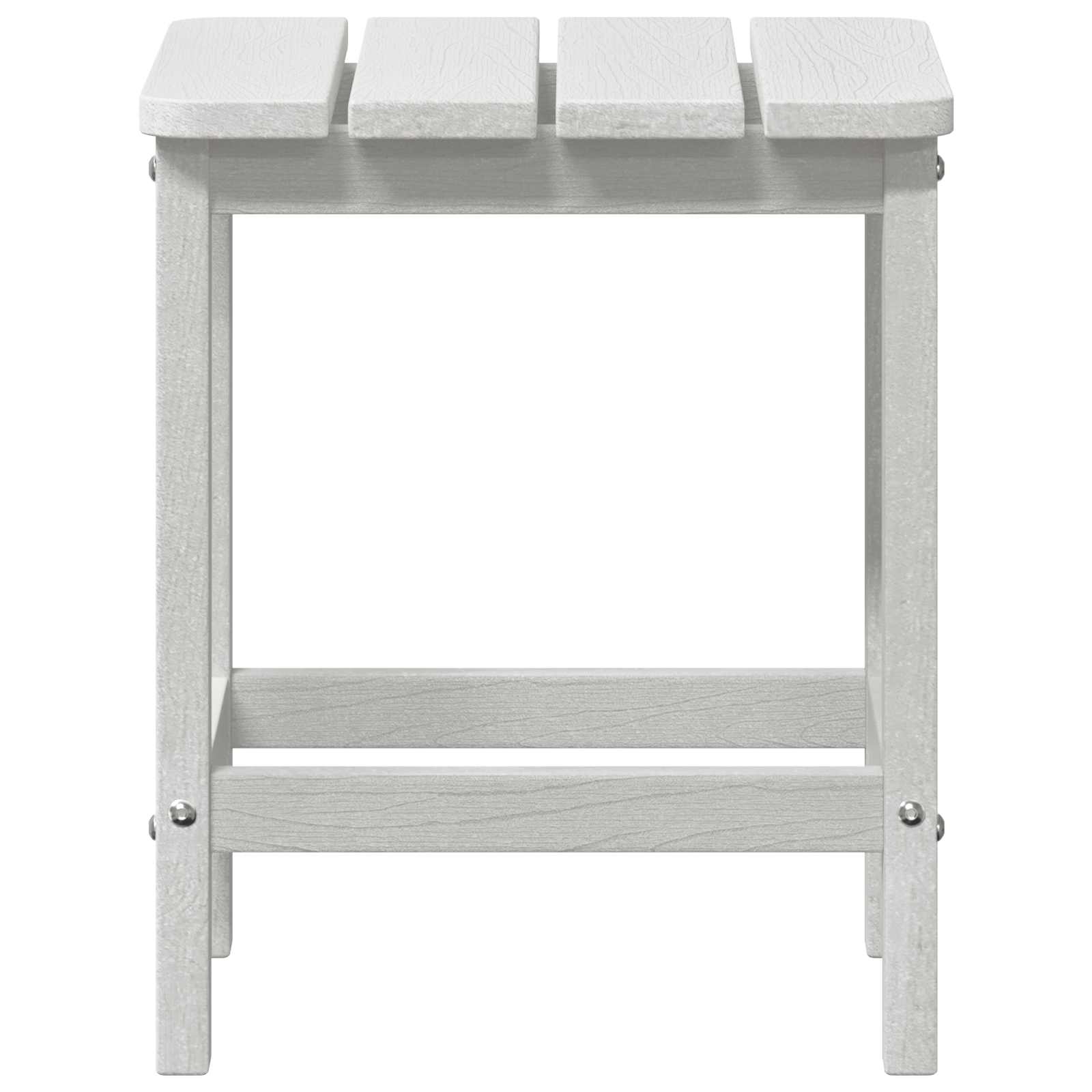 Bocni stol Bijelo 38 x 38 x 46 cm Polietilen
