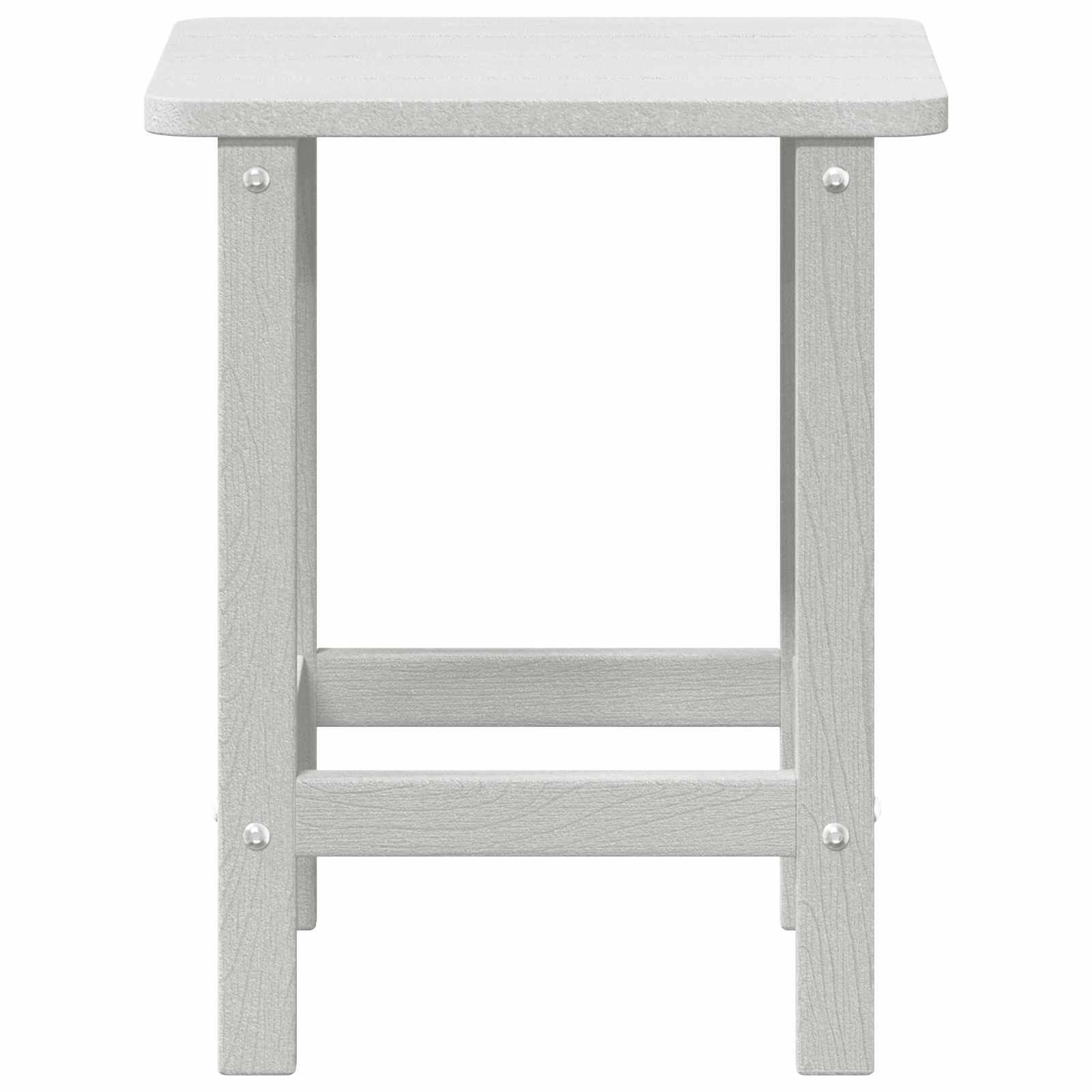Bocni stol Bijelo 38 x 38 x 46 cm Polietilen
