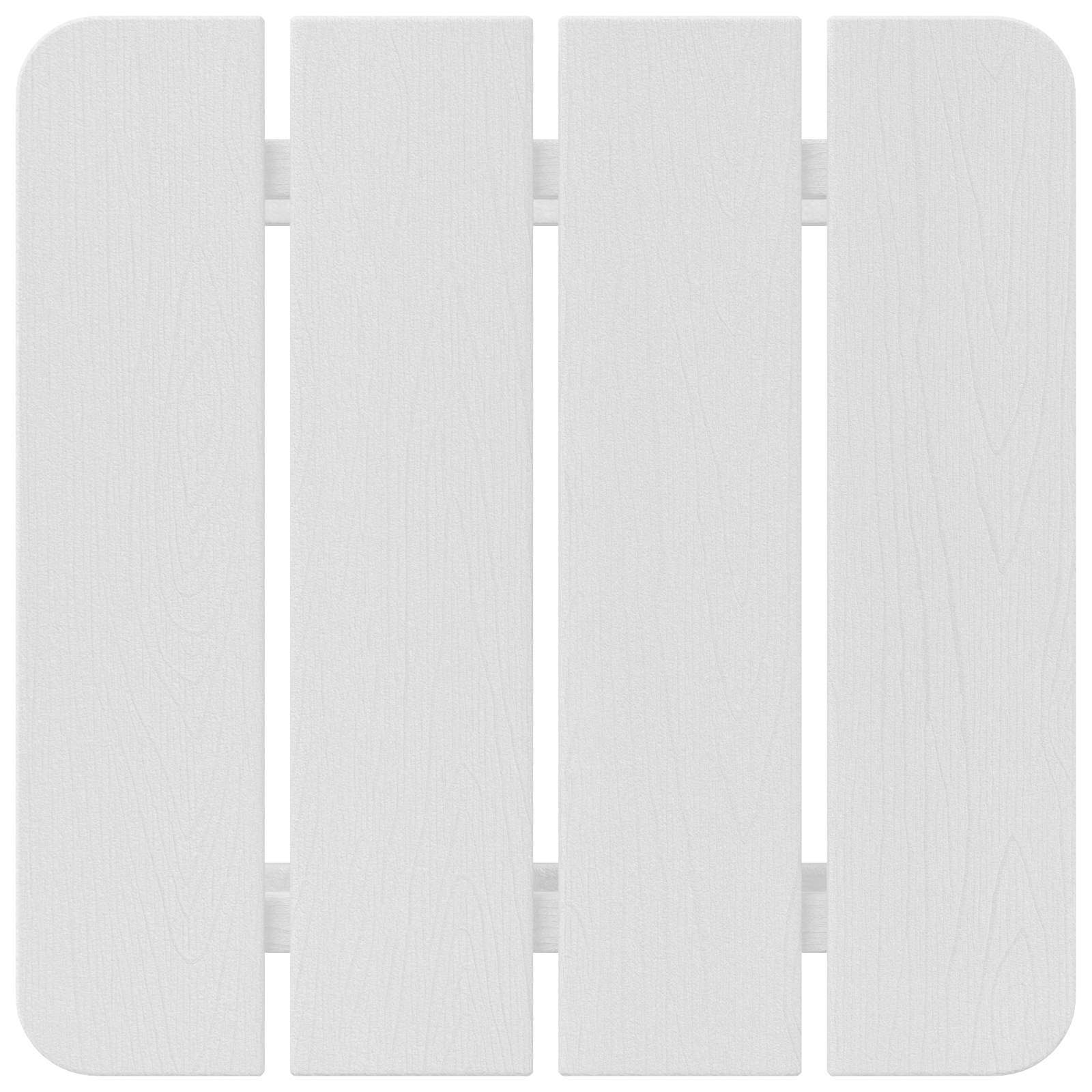 Bocni stol Bijelo 38 x 38 x 46 cm Polietilen