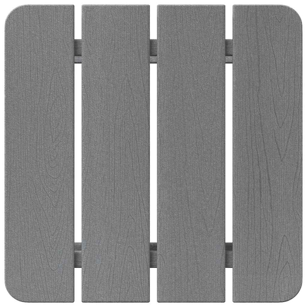 Bocni stol Svijetlo siva 38 x 38 x 46 cm Polietilen