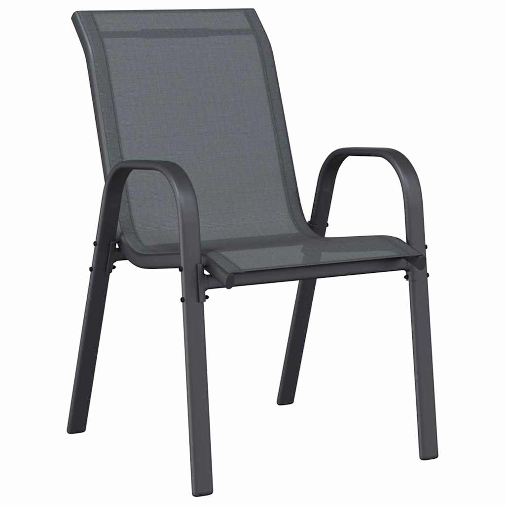 Bistro set za vrt 3 pcs Siva Čelik