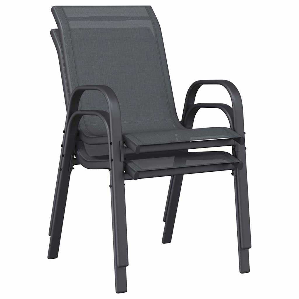Bistro set za vrt 3 pcs Siva Čelik