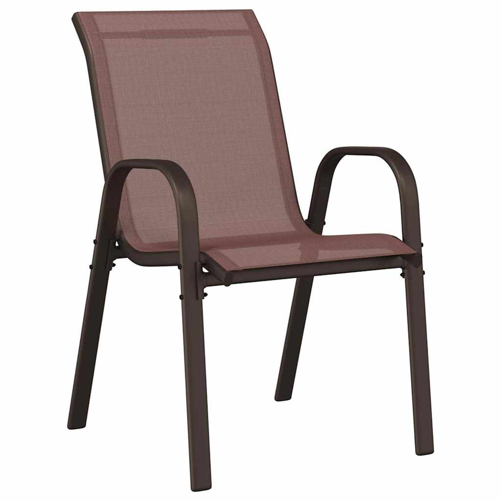 Bistro set za vrt 3 pcs Smeđa Čelik