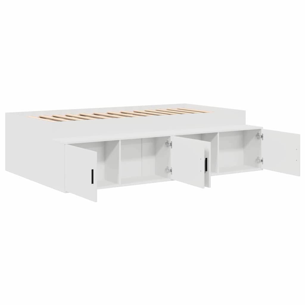 Krevetna konstrukcija Bijelo 90 x 200 cm Konstruirano drvo