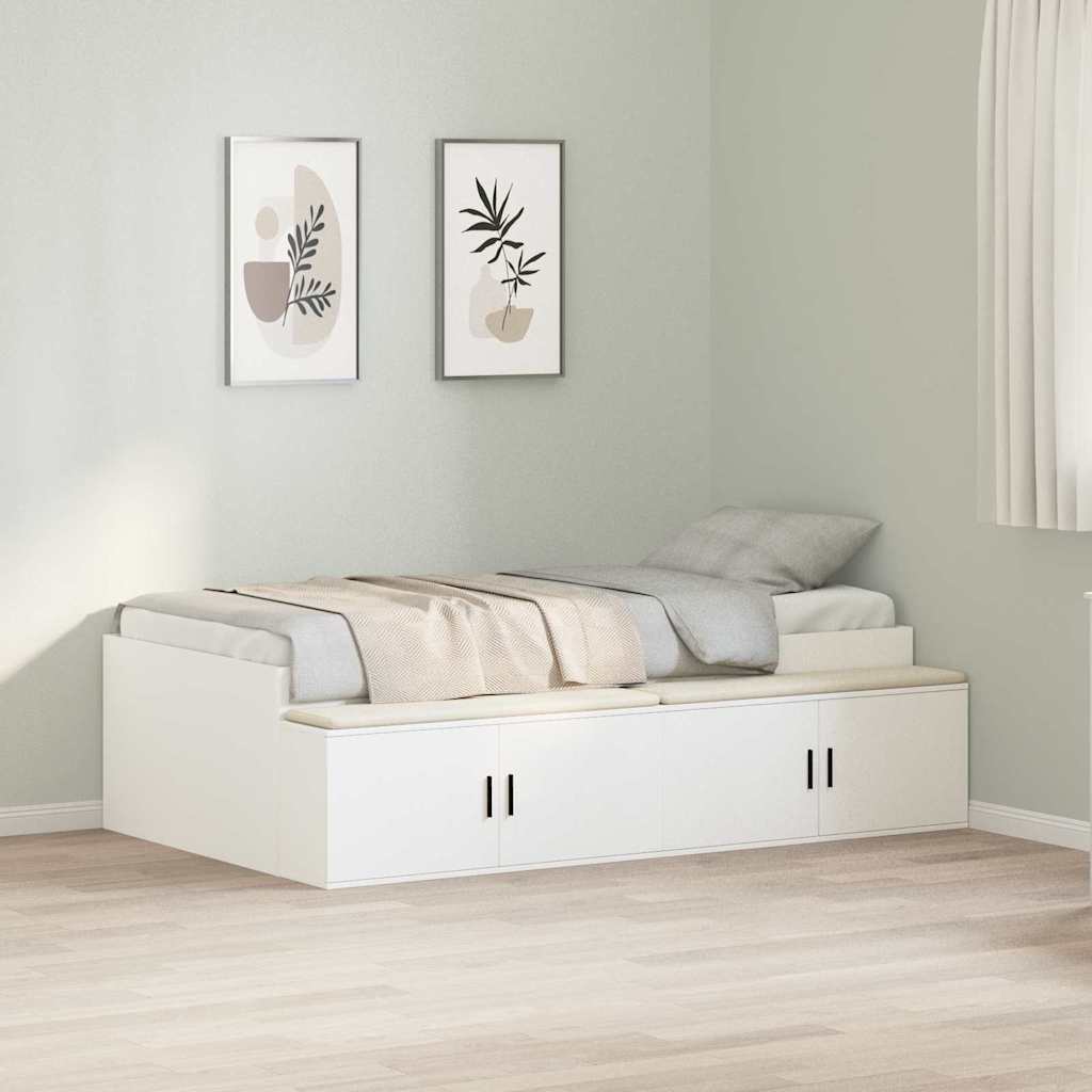 Krevetna konstrukcija Bijelo 70 x 190 cm Konstruirano drvo