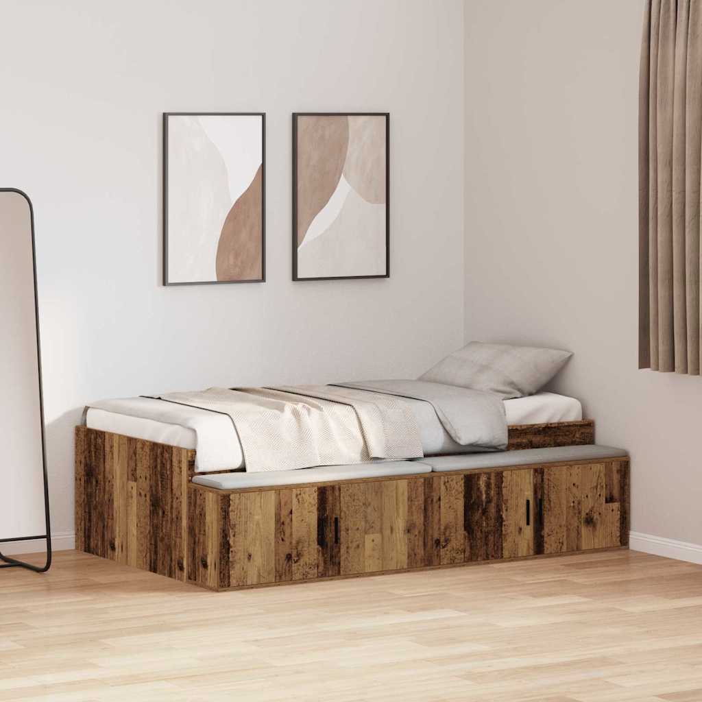 Krevetna konstrukcija Staro drvo 70 x 190 cm Konstruirano drvo