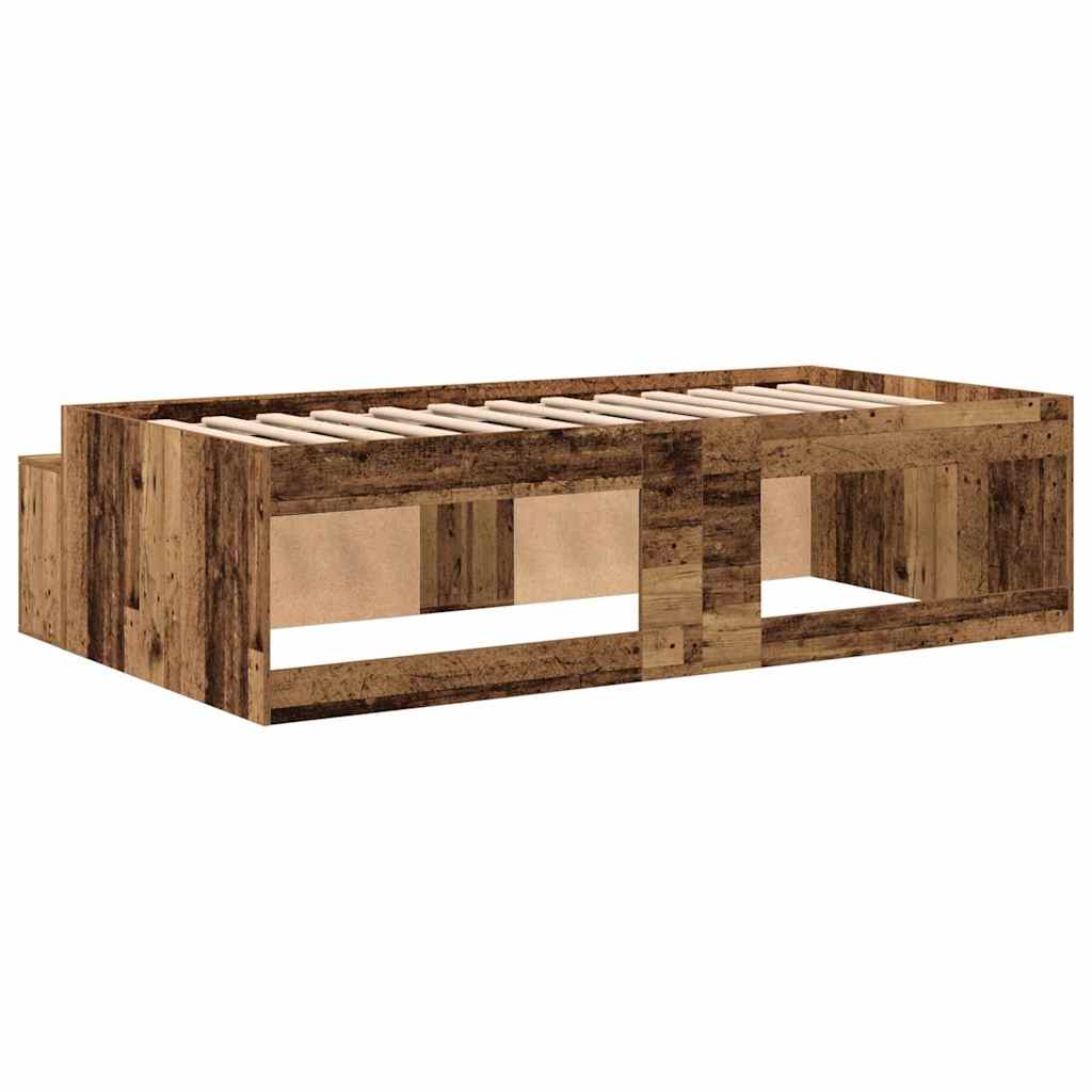 Krevetna konstrukcija Staro drvo 70 x 190 cm Konstruirano drvo