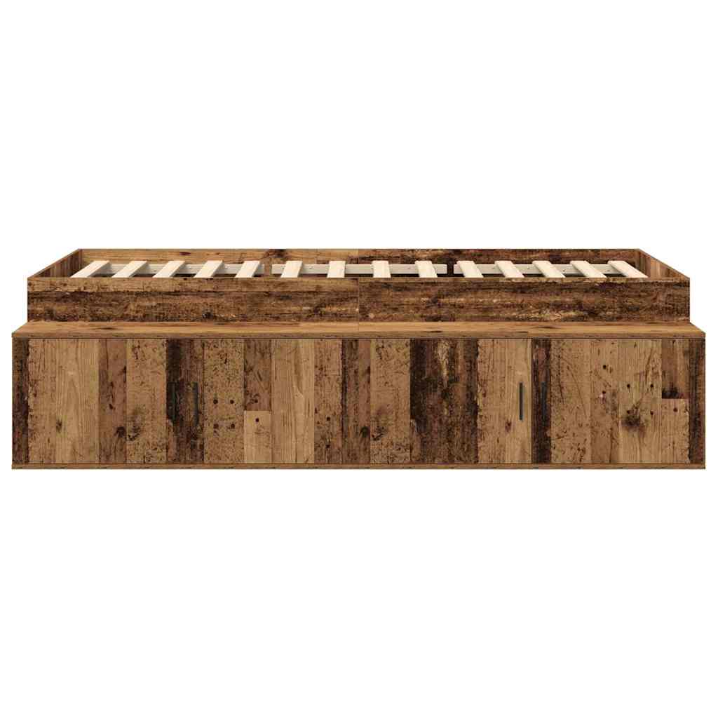Krevetna konstrukcija Staro drvo 70 x 190 cm Konstruirano drvo