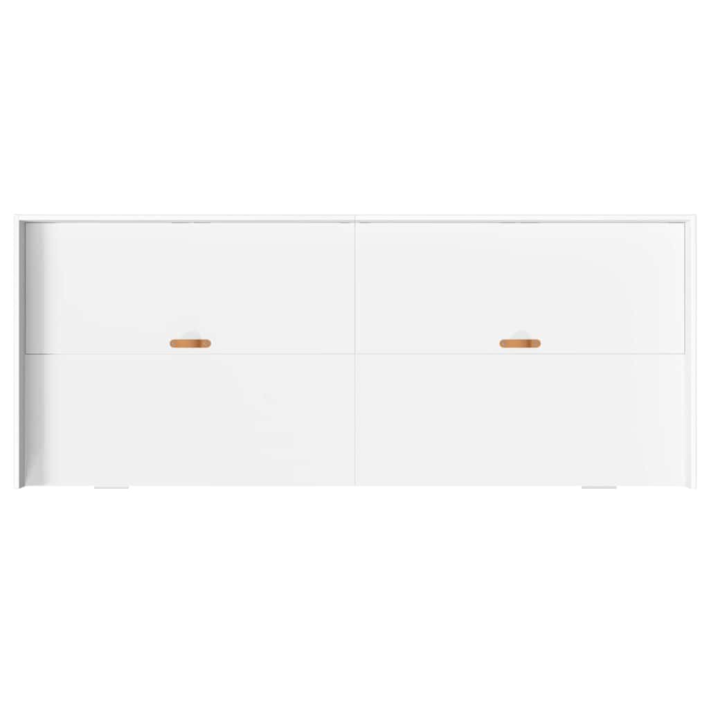 Krevetna konstrukcija Bijelo 98.5 x 200 cm Konstruirano drvo