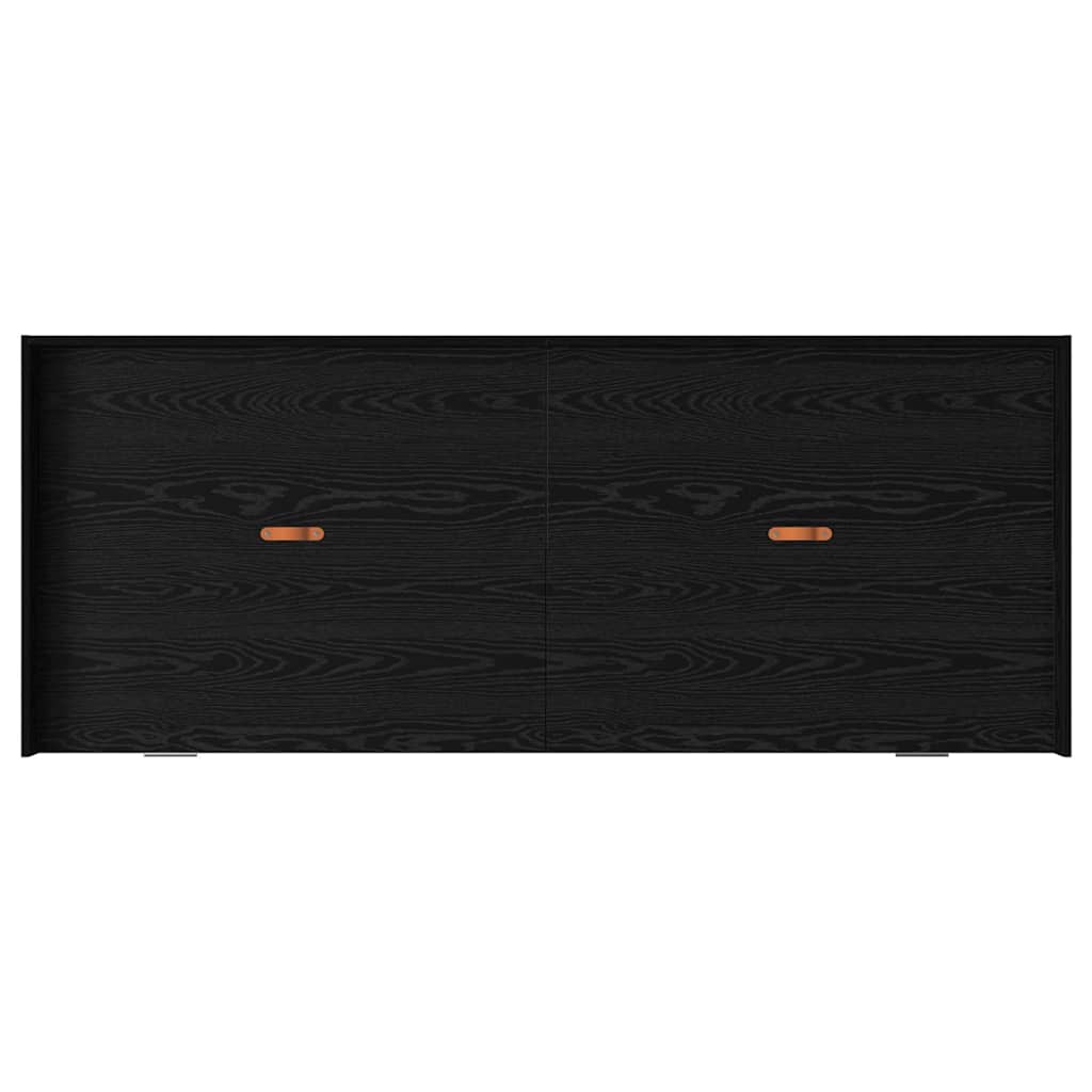 Krevetna konstrukcija Crni hrast 90 x 200 cm Konstruirano drvo