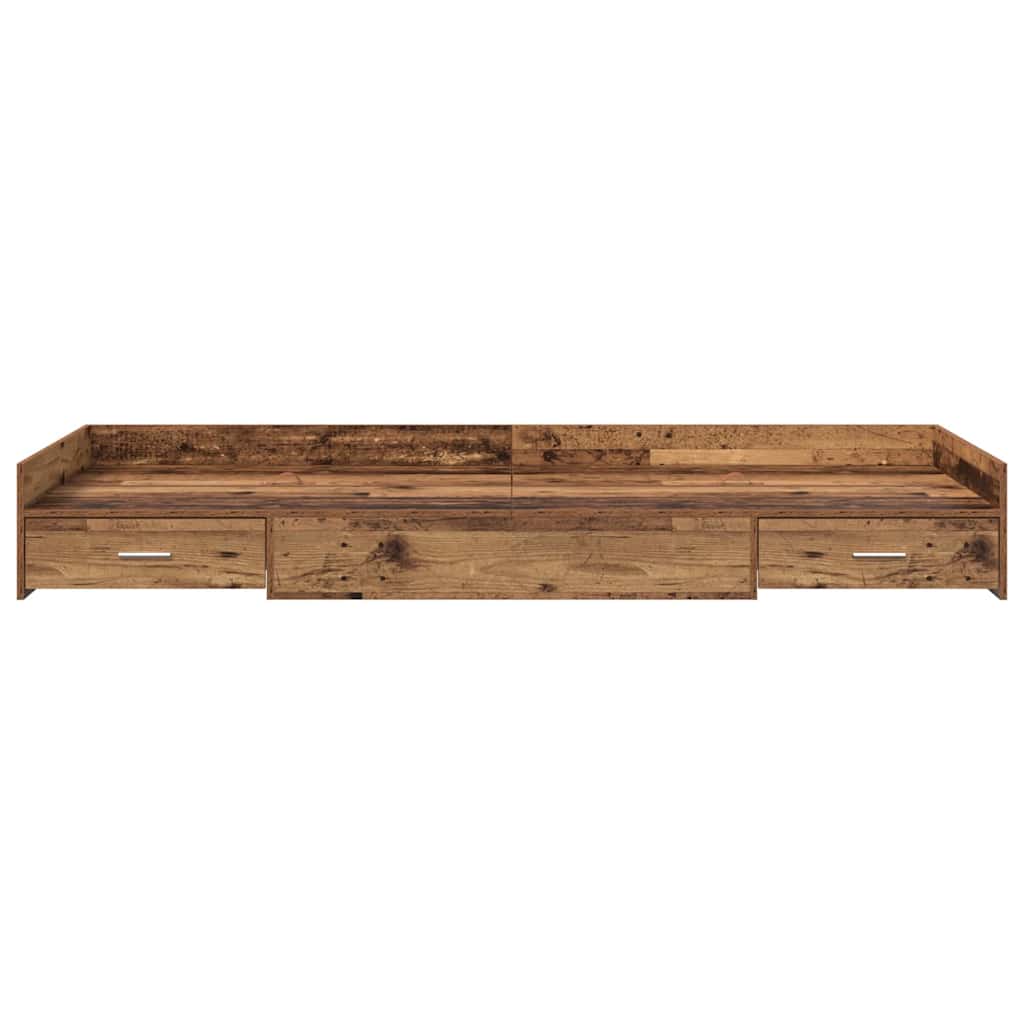 Krevetna konstrukcija Staro drvo 90 x 200 cm Konstruirano drvo