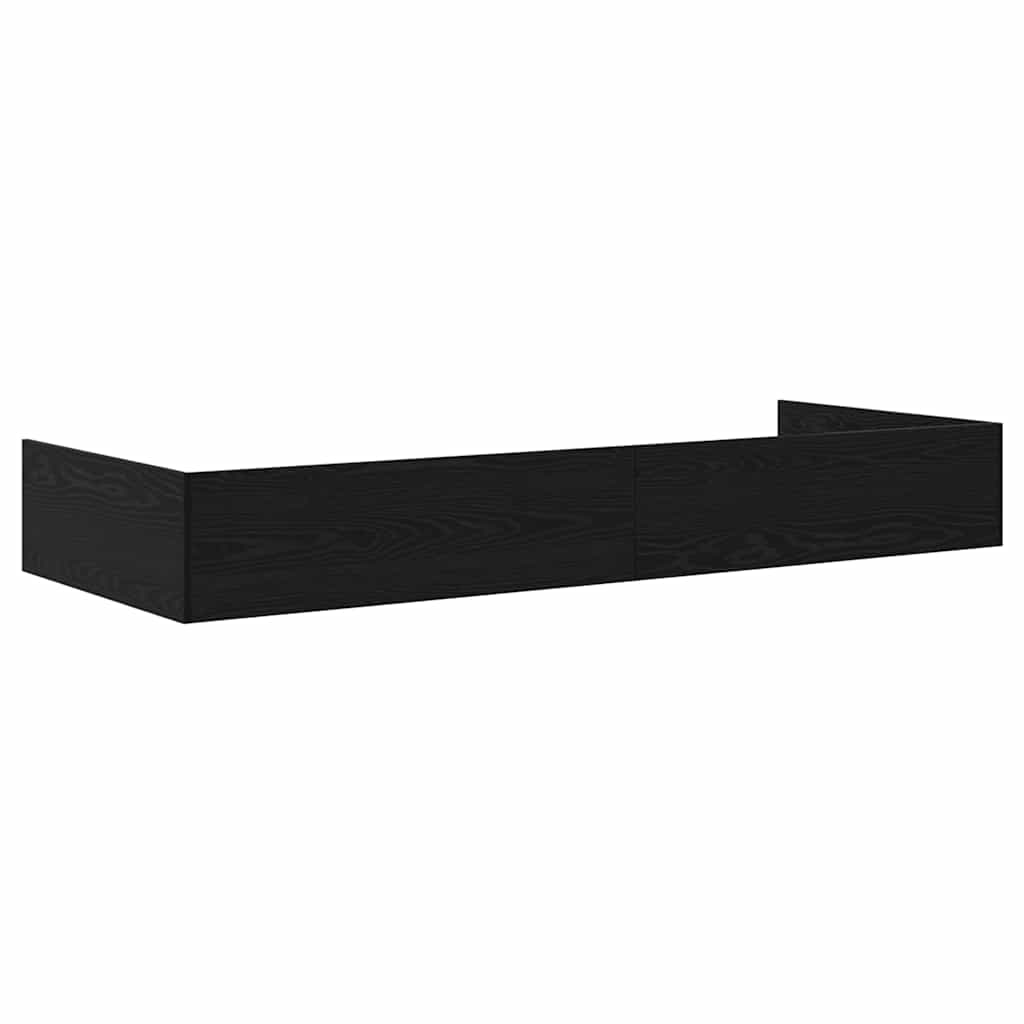 Krevetna konstrukcija Crni hrast 80 x 200 cm Konstruirano drvo