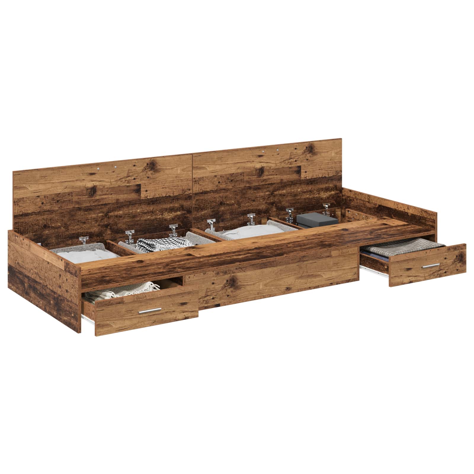 Krevetna konstrukcija Staro drvo 80 x 200 cm Konstruirano drvo