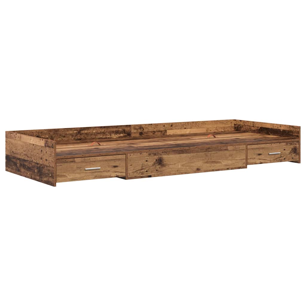 Krevetna konstrukcija Staro drvo 80 x 200 cm Konstruirano drvo
