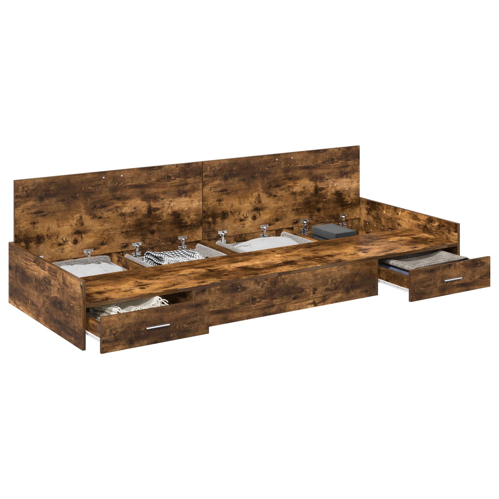 Krevetna konstrukcija Staro drvo 75 x 190 cm Konstruirano drvo