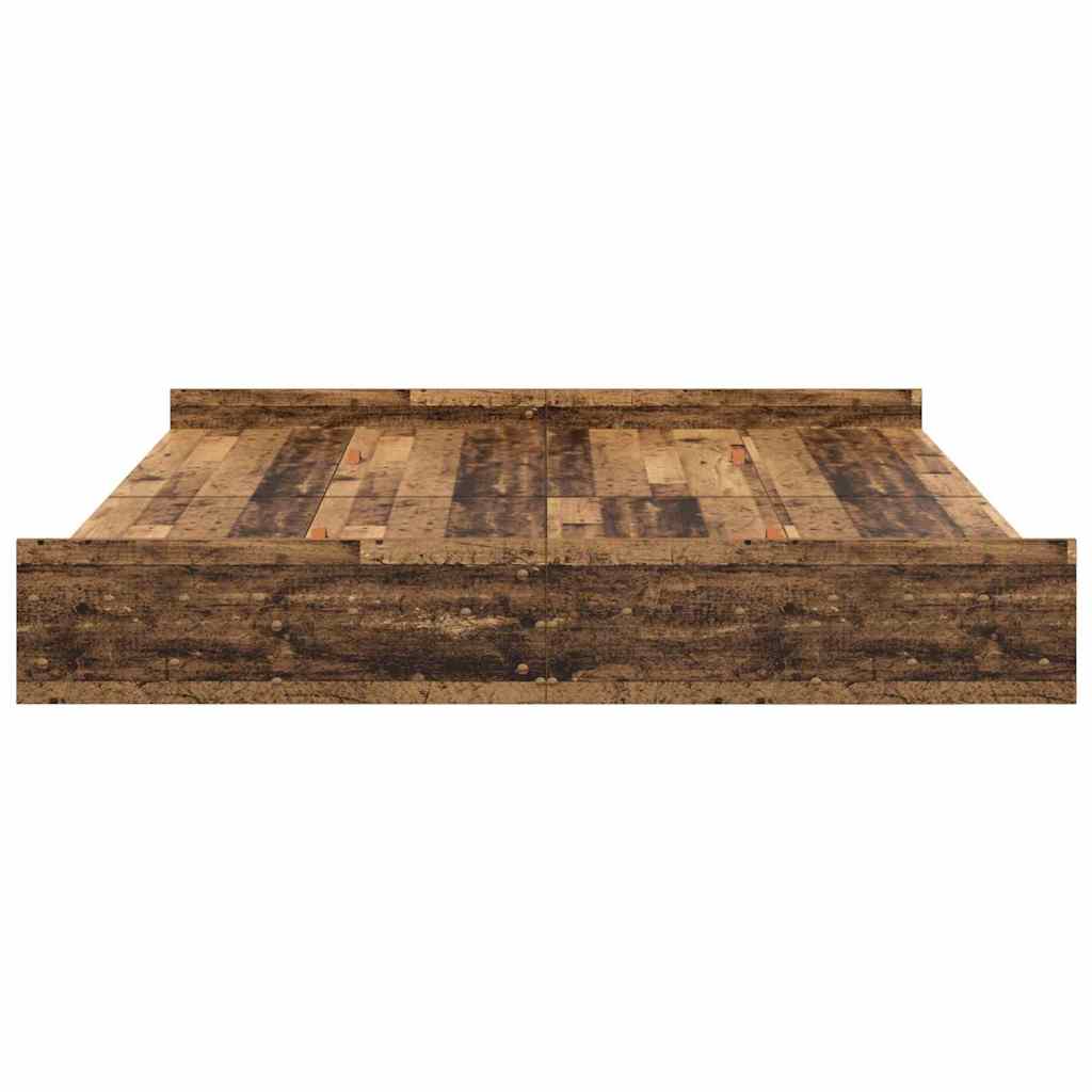Krevet s ladicama Staro drvo 180 x 200 cm Konstruirano drvo
