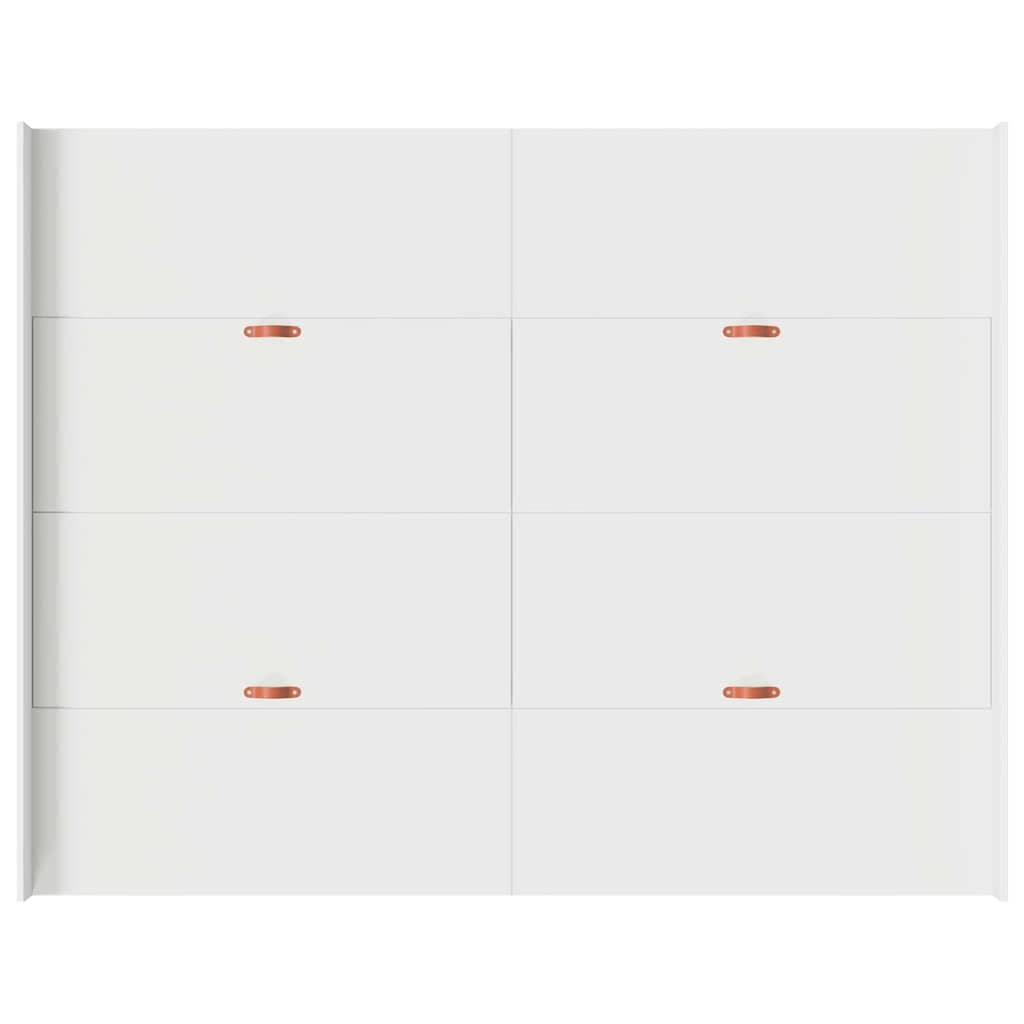 Krevet s ladicama Bijelo 160 x 200 cm Konstruirano drvo