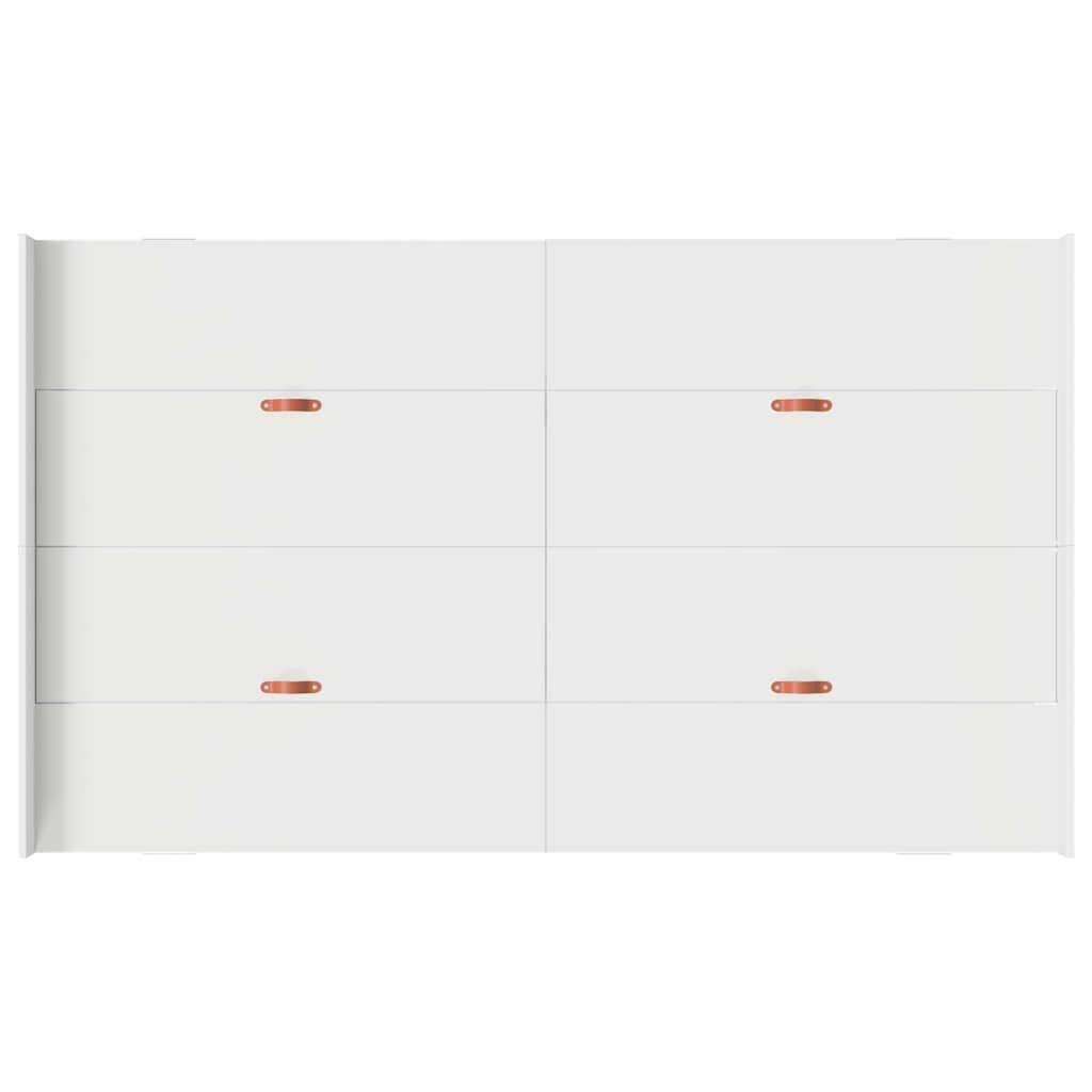 Krevet s ladicama Bijelo 120 x 200 cm Konstruirano drvo