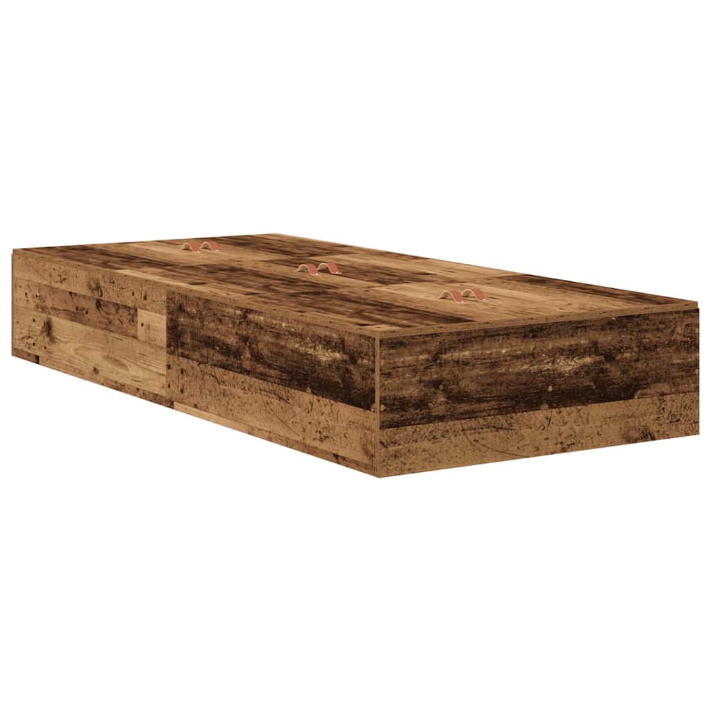 Krevet s ladicama Staro drvo 80 x 200 cm Konstruirano drvo