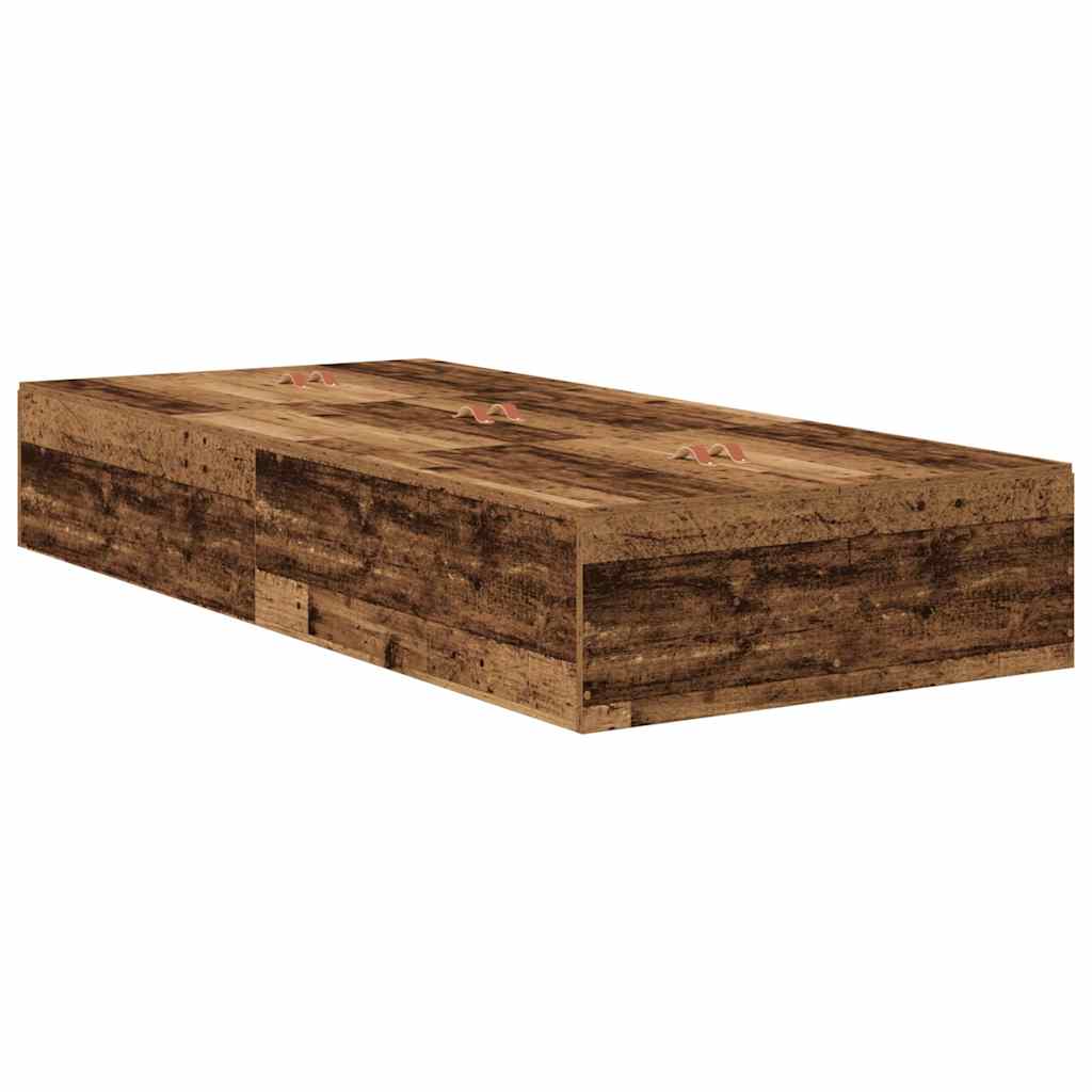 Krevet s ladicama Staro drvo 80 x 200 cm Konstruirano drvo