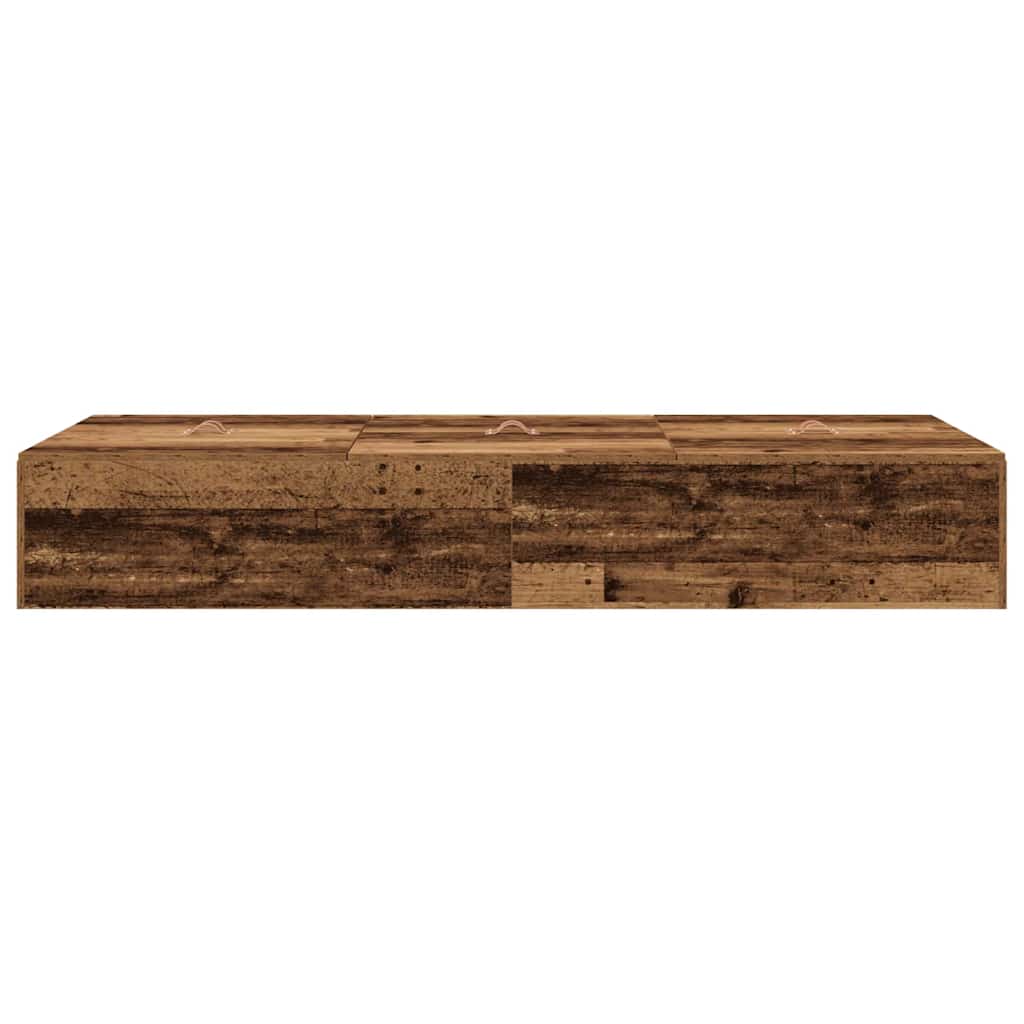 Krevet s ladicama Staro drvo 80 x 200 cm Konstruirano drvo