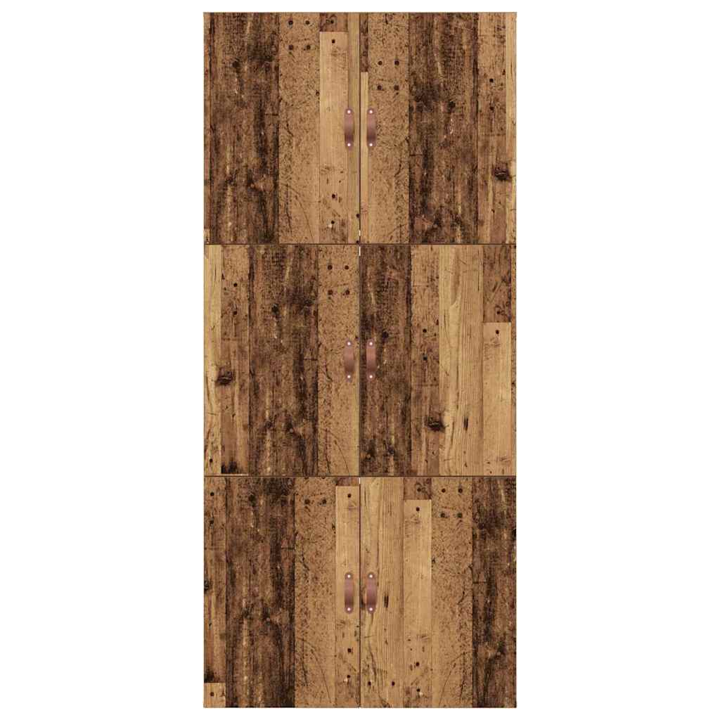 Krevet s ladicama Staro drvo 80 x 200 cm Konstruirano drvo
