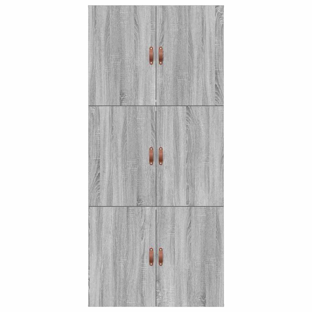 Krevet s ladicama Siva Sonoma 90 x 200 cm Konstruirano drvo