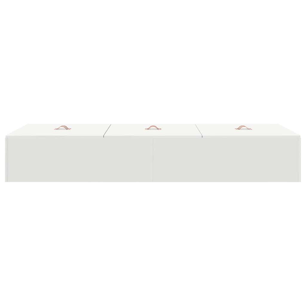 Krevet s ladicama Bijelo 100 x 200 cm Konstruirano drvo