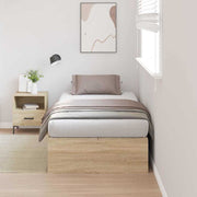Krevet s ladicama Sonoma hrast 100 x 200 cm Konstruirano drvo