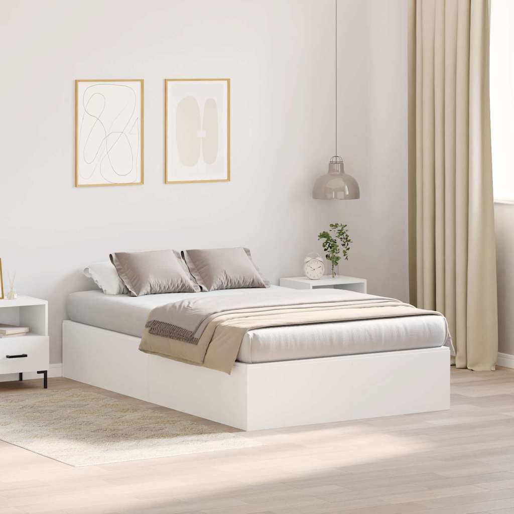 Krevet s ladicama Bijelo 120 x 200 cm Konstruirano drvo