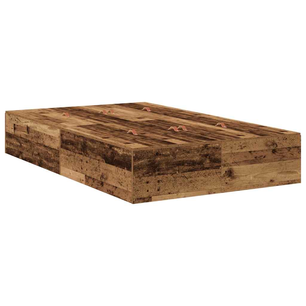 Krevet s ladicama Staro drvo 120 x 200 cm Konstruirano drvo