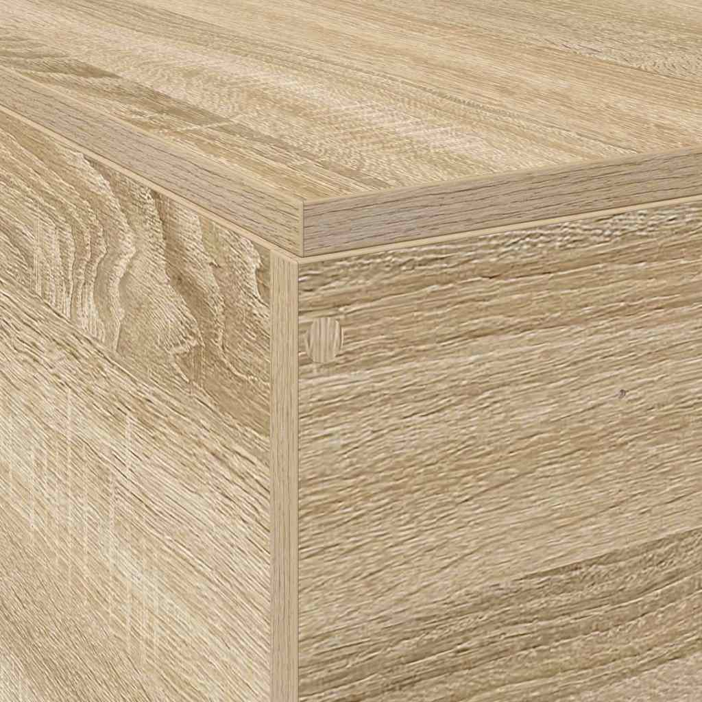 Krevet s ladicama Sonoma hrast 140 x 190 cm Konstruirano drvo