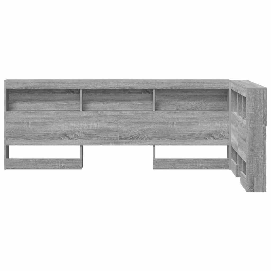 Skladišno uzglavlje Siva Sonoma 90 cm Konstruirano drvo