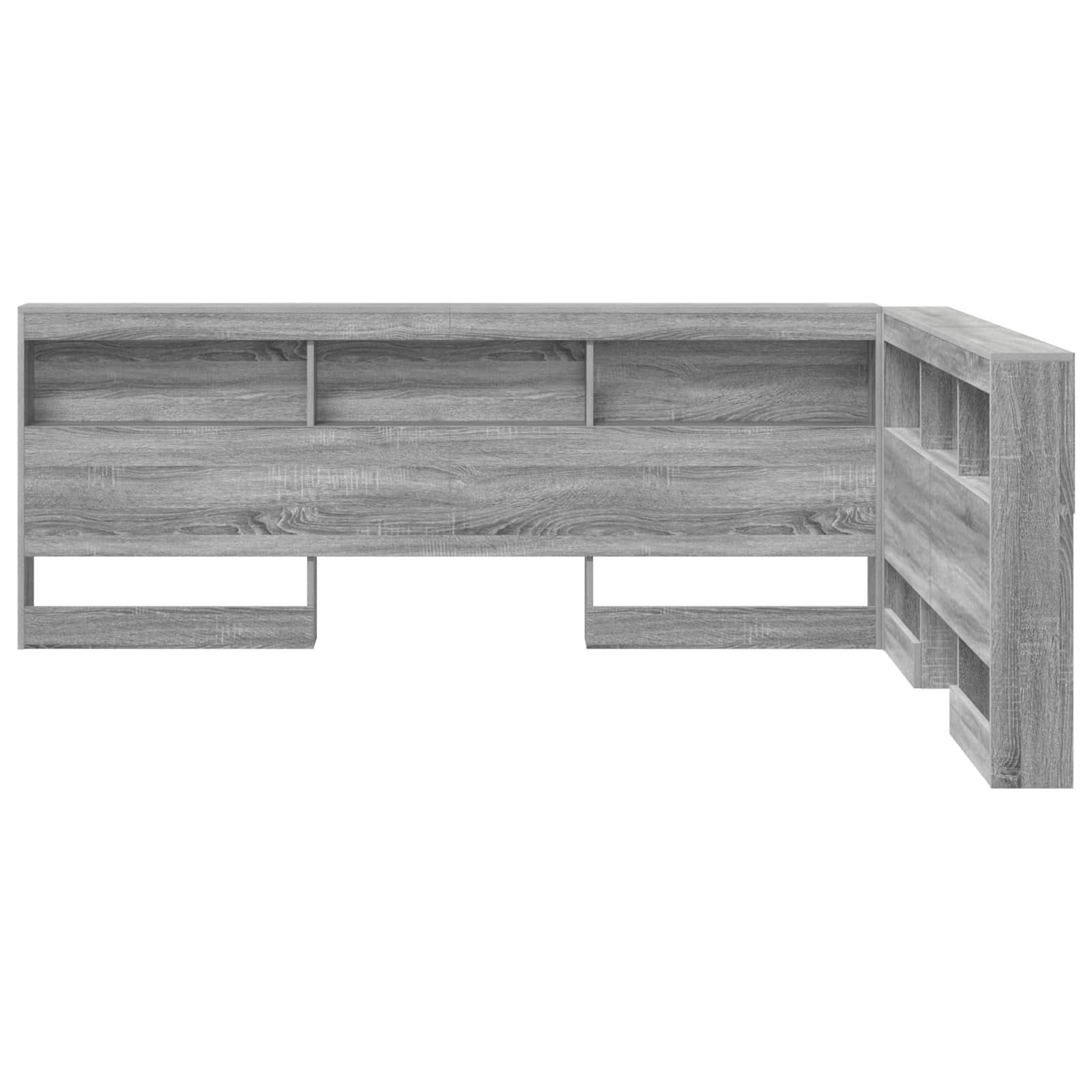 Skladišno uzglavlje Siva Sonoma 150 cm Konstruirano drvo